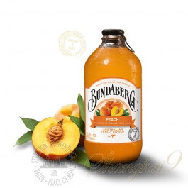 One case of Bundaberg Peach Sparkling Drink