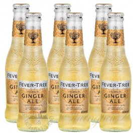 6 bottles of Fever Tree Ginger Ale