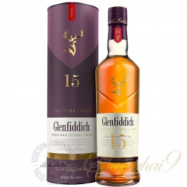 Glenfiddich 15 Year Old Single Speyside Malt Scotch Whisky