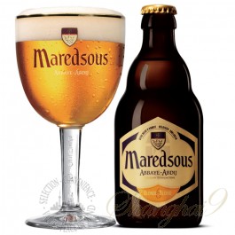 One case of Maredsous 6 Blonde + One Maredsous Glass