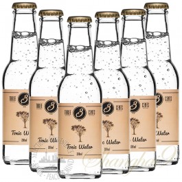 6 Bottles Of Three Cents Tonic Water