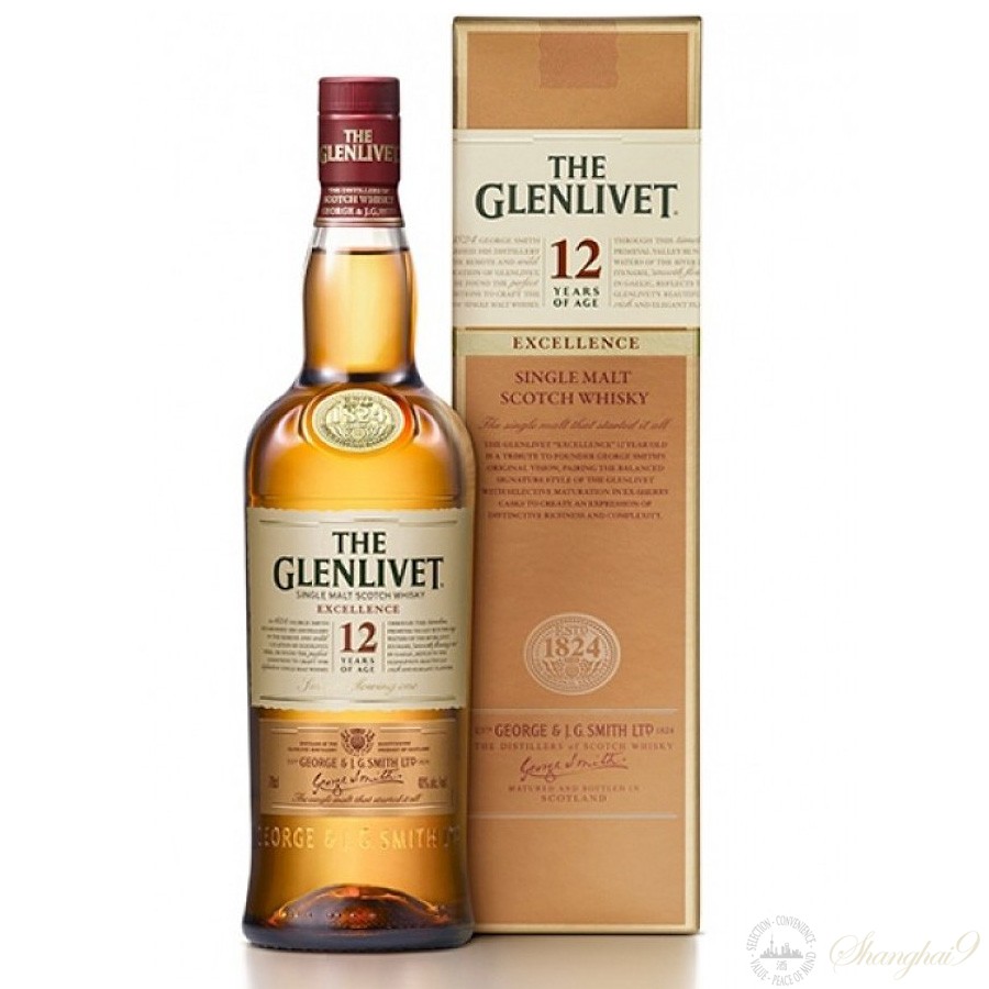 The Glenlivet Excellence 12 Year Old Single Malt Scotch Whisky