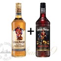 Captain Morgan Original Spiced Rum + Dark Jamaican Rum Combo