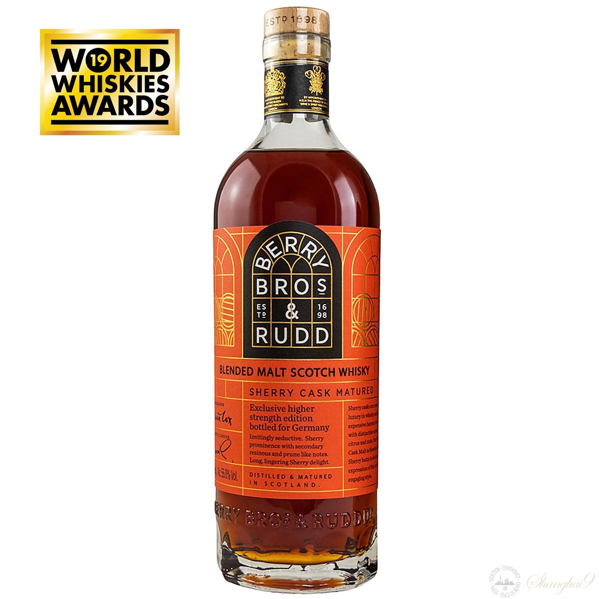 Berry Bros &amp; Rudd Classic Sherry Cask Blended Malt Scotch Whisky