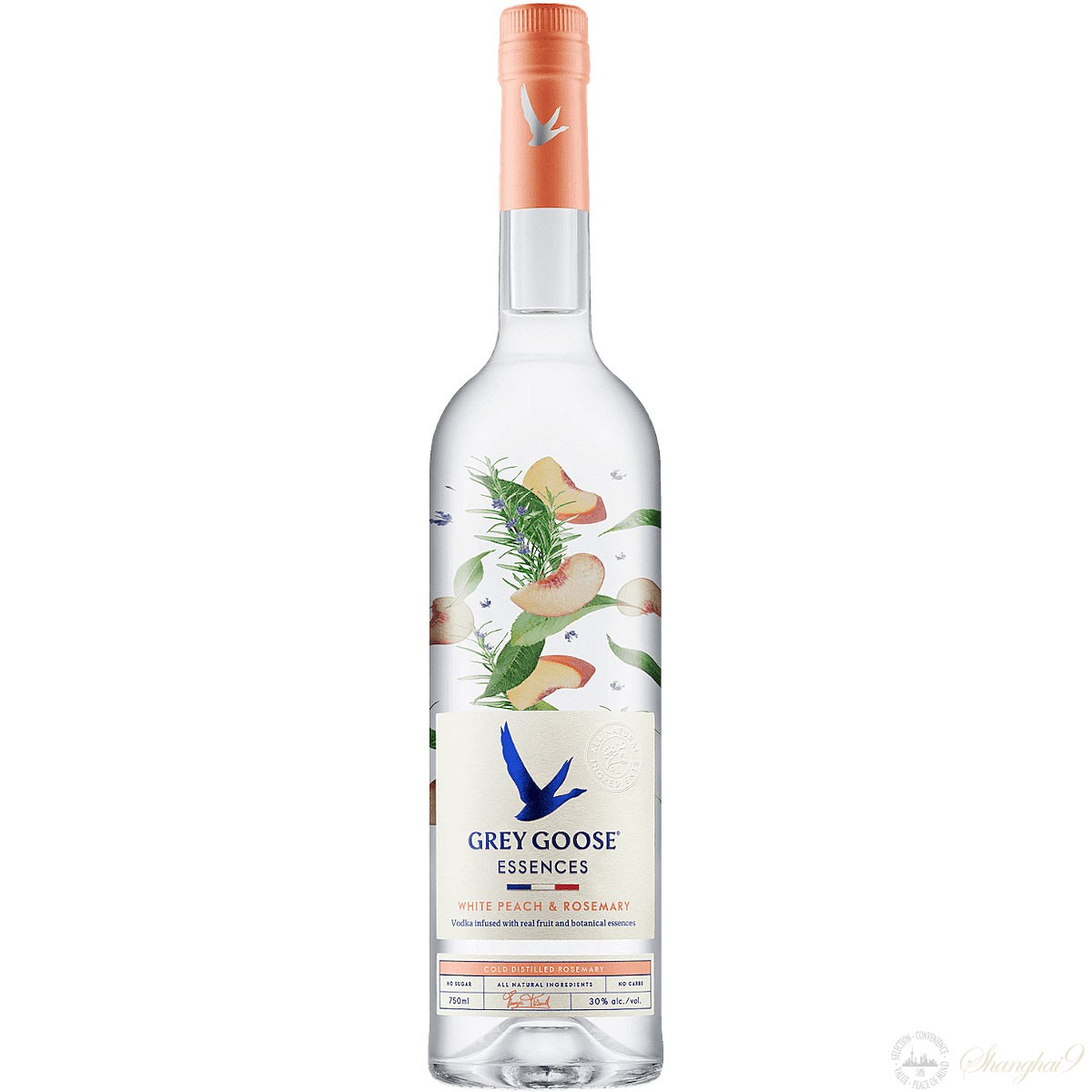 法国灰雁轻粹白桃迷迭香味伏特加