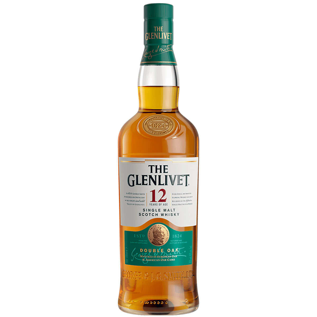 The Glenlivet 12 Year Old Single Speyside Malt Scotch Whisky