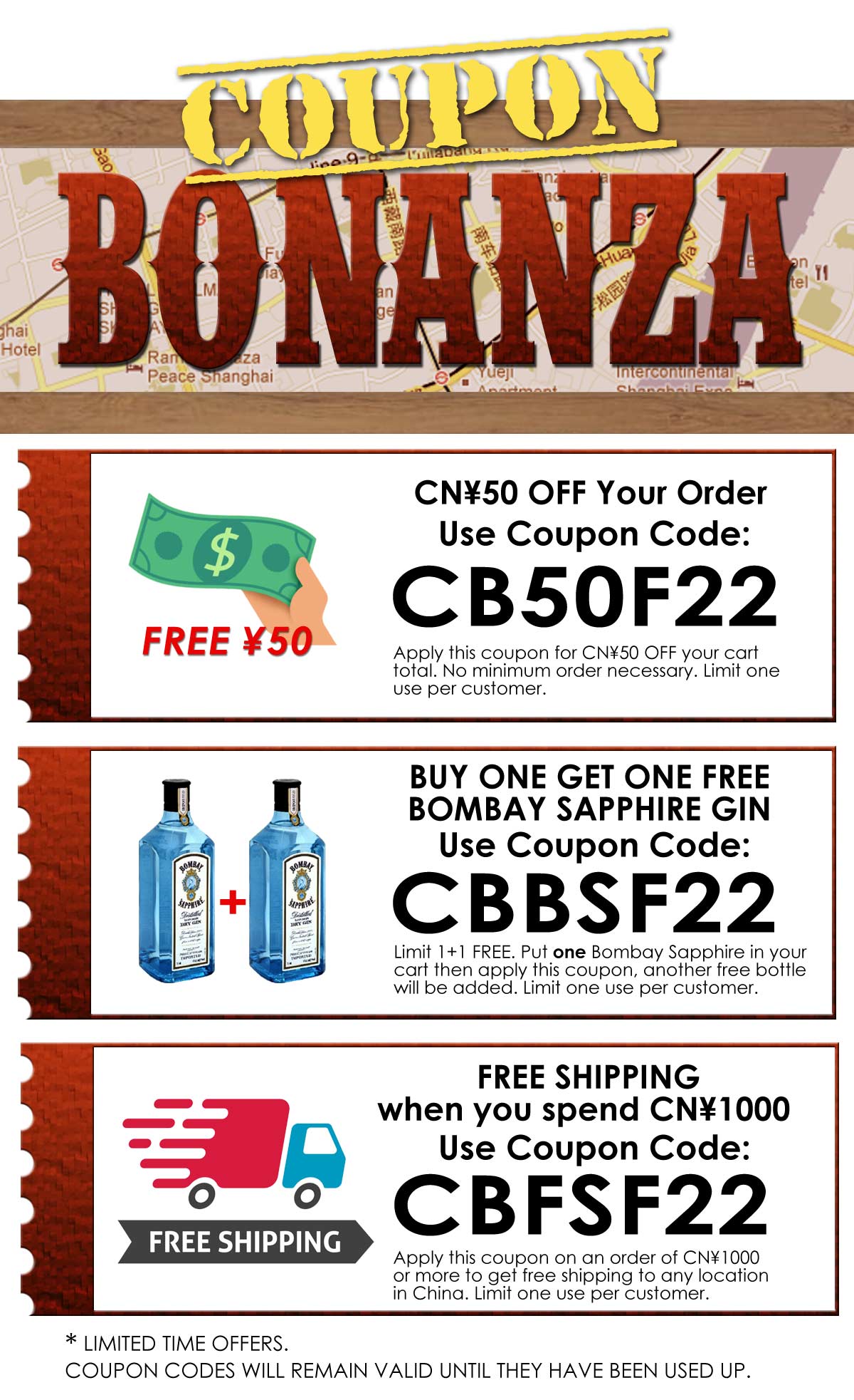 Shanghai9 Coupon Bonanza